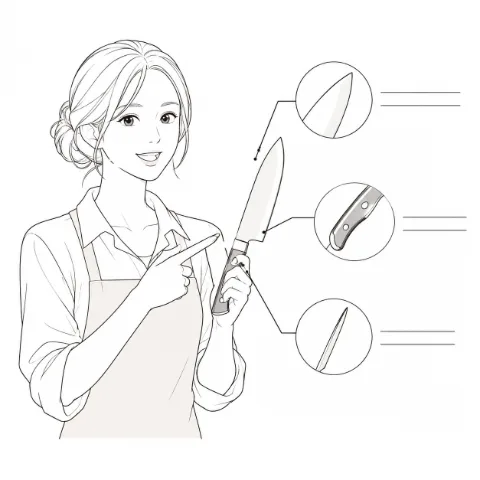 线描人物讲解 的风格示例