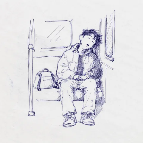圆珠笔涂鸦 的风格示例
